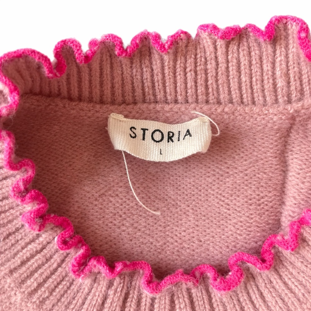 Storia Color Block Sweater Large - Picture 4 of 5